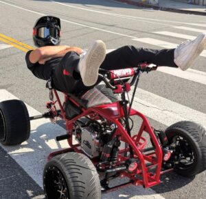 Ronster Red Electric Mini Quad